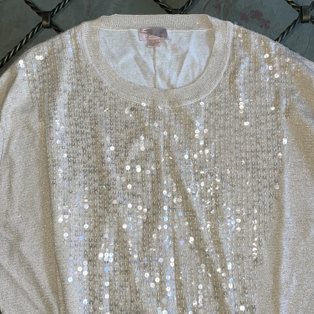 Forever 21 sequin embroidered sweater (brand new)